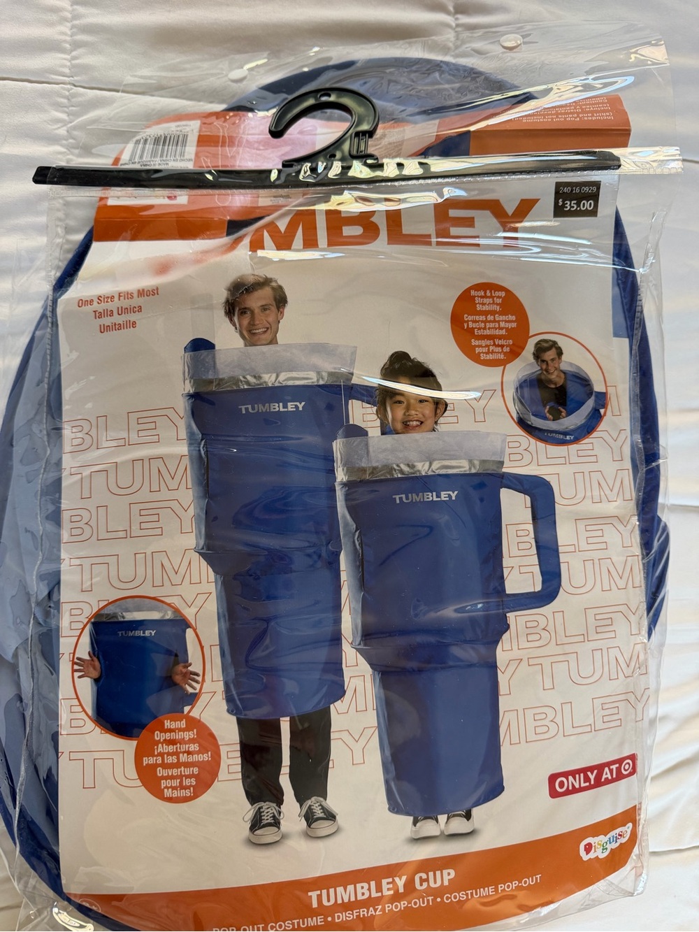 Target Blue Tumbley Cup Costume